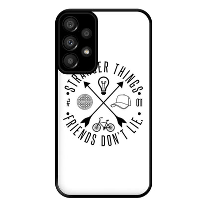 Friends Don't Lie - White Stranger Phone Case for Galaxy A33