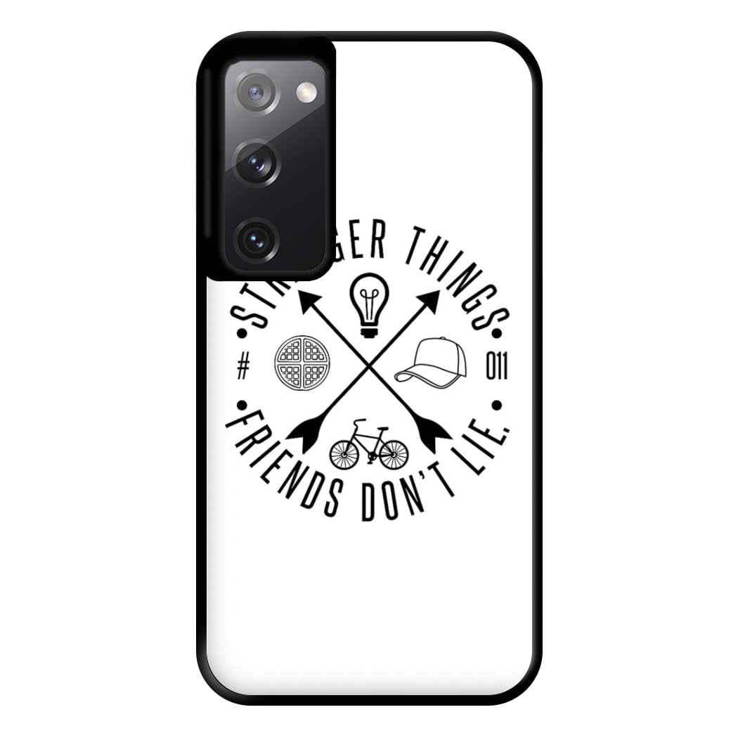 Friends Don't Lie - White Stranger Phone Case for Galaxy S20FE