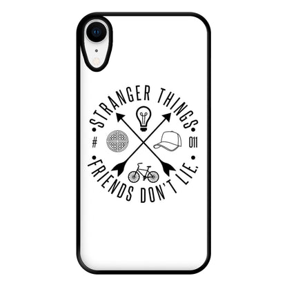 Friends Don't Lie - White Stranger Phone Case for iPhone XR