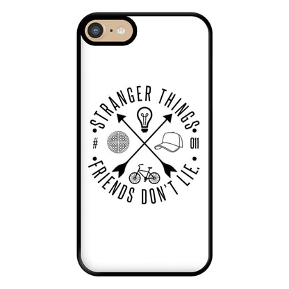 Friends Don't Lie - White Stranger Phone Case for iPhone 6 / 7 / 8 / SE