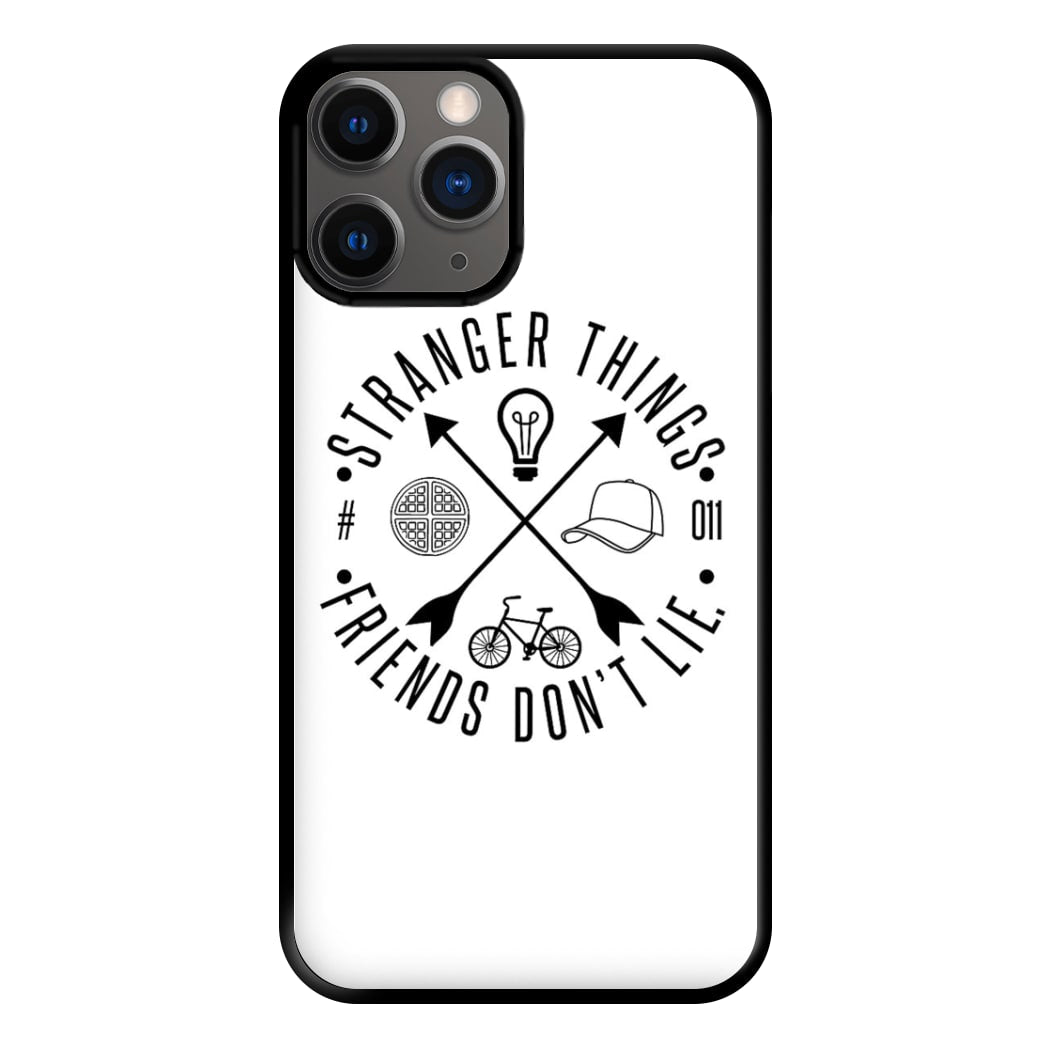 Friends Don't Lie - White Stranger Phone Case for iPhone 12 Pro Max