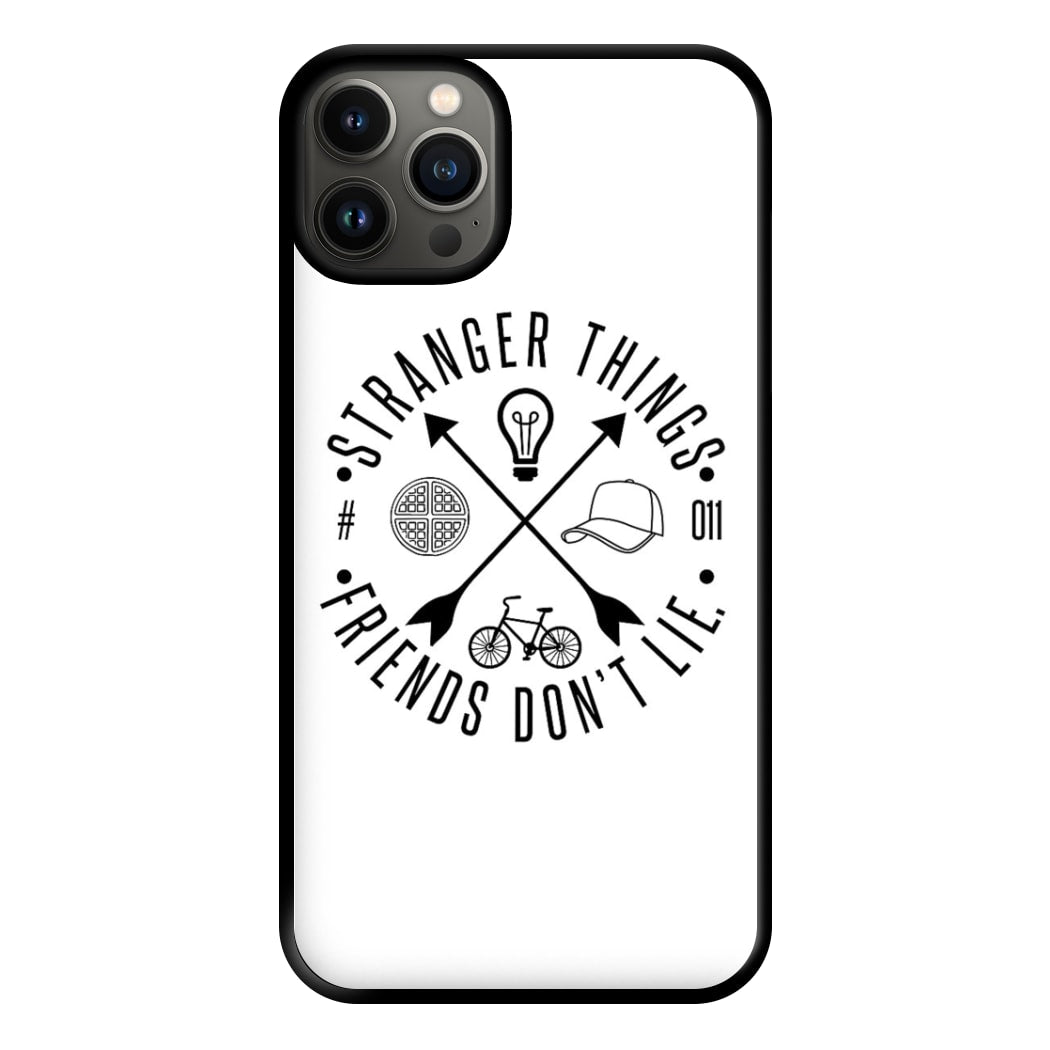 Friends Don't Lie - White Stranger Phone Case for iPhone 13