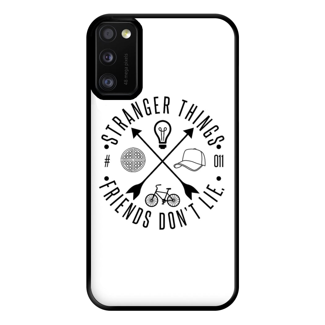 Friends Don't Lie - White Stranger Phone Case for Galaxy A41