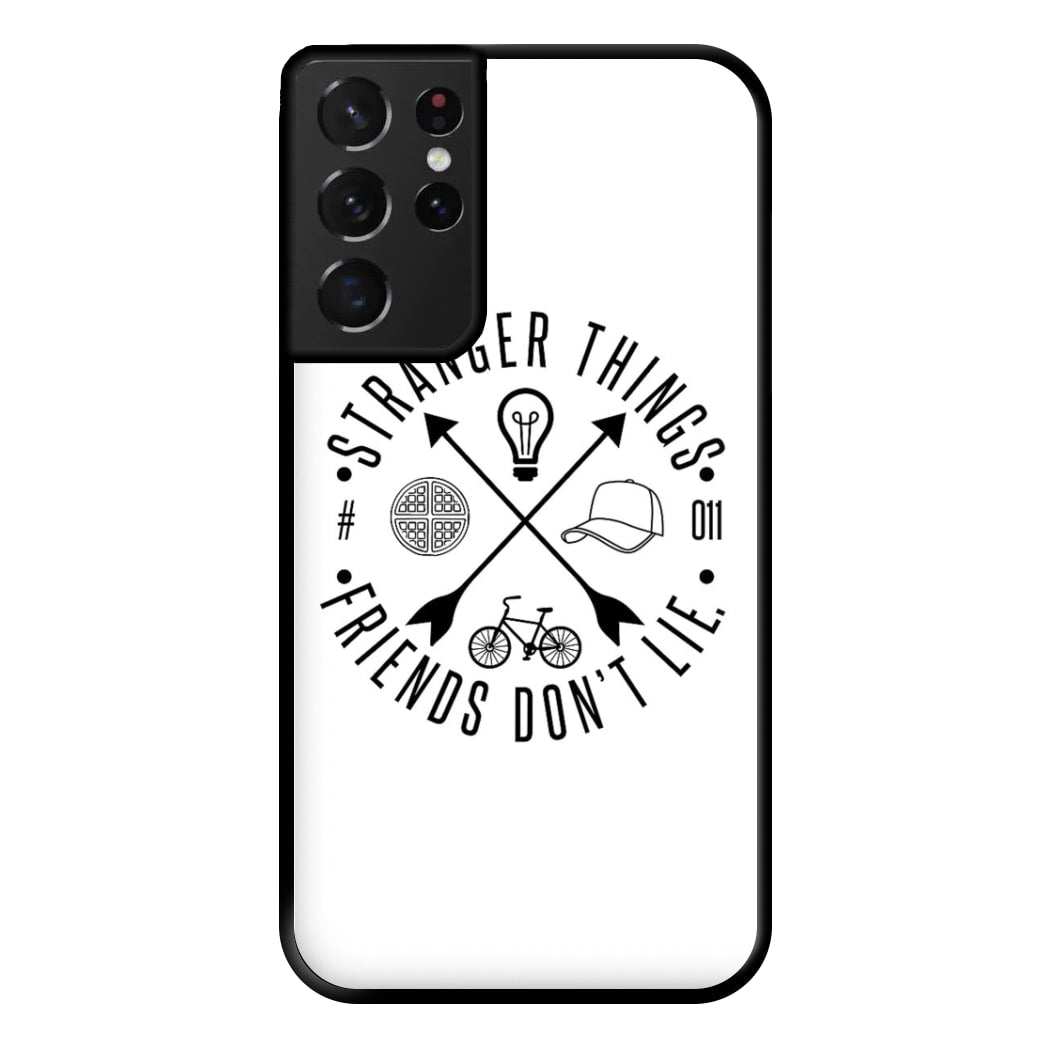 Friends Don't Lie - White Stranger Phone Case for Galaxy S21 Ultra