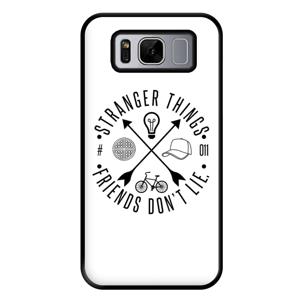 Friends Don't Lie - White Stranger Phone Case for Galaxy S8 Plus