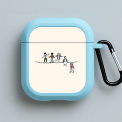 Stranger Acrobats Blue AirPods Case
