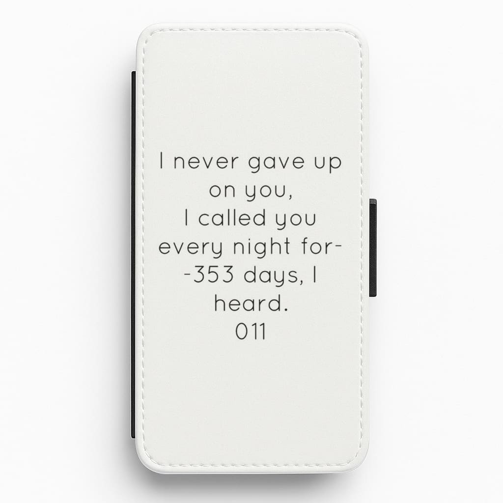 I Heard 011 - Stranger Things Flip Wallet Phone Case