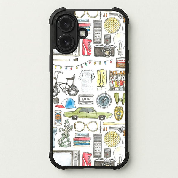 Stranger Objects Illustration Phone Case — Bumper case