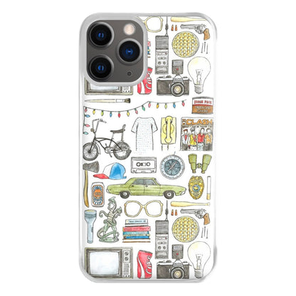 Stranger Objects Illustration Phone Case for iPhone 12 Pro Max