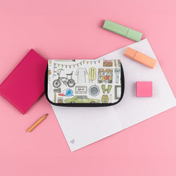 Stranger Objects Illustration Pencil Case