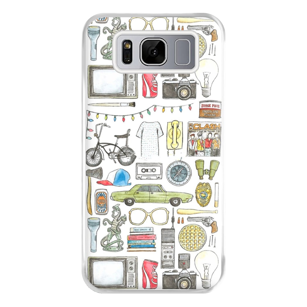 Stranger Objects Illustration Phone Case for Galaxy S8 Plus