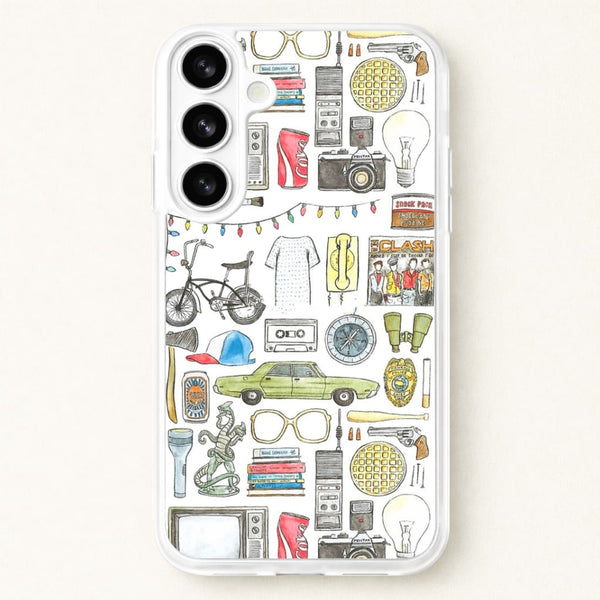 Stranger Objects Illustration Phone Case for Galaxy S26