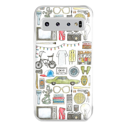 Stranger Objects Illustration Phone Case for Galaxy S10 Plus