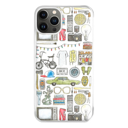 Stranger Objects Illustration Phone Case for iPhone 13