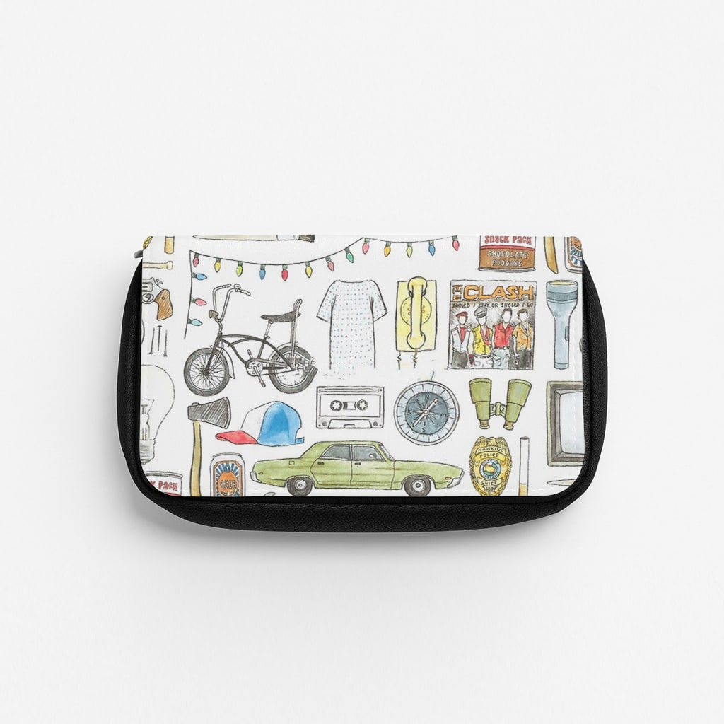 Stranger Objects Illustration Pencil Case