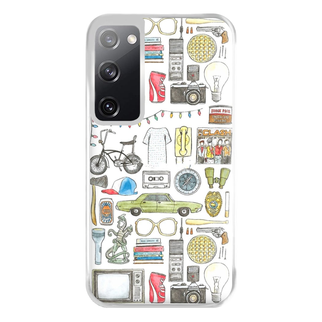 Stranger Objects Illustration Phone Case for Galaxy S20