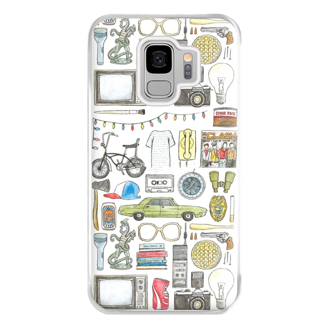 Stranger Objects Illustration Phone Case for Galaxy S9 Plus