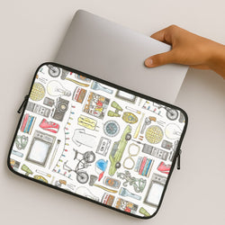 Stranger Objects Illustration MacBook Case