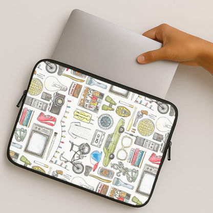 Stranger Objects Illustration MacBook Case