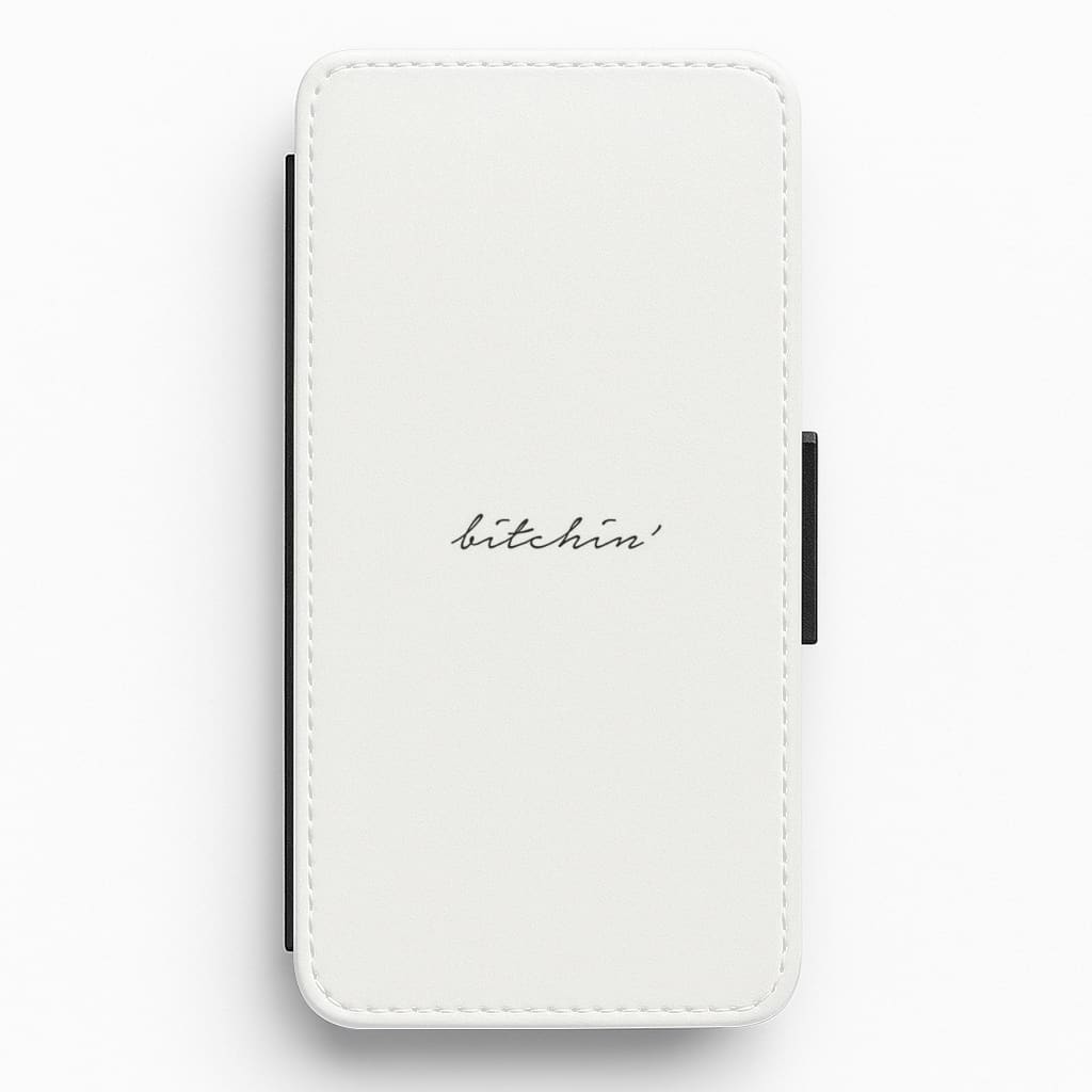 Bitchin' - White Stranger Flip Wallet Phone Case