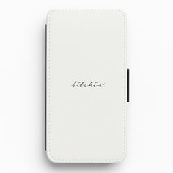 Bitchin' - White Stranger Flip Wallet Phone Case