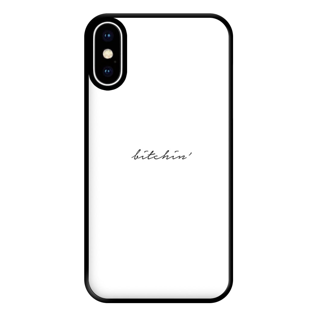 Bitchin' - White Stranger Phone Case for iPhone XS Max