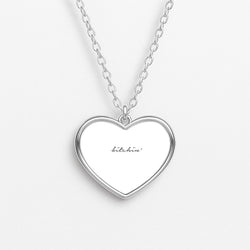 Bitchin' - White Stranger Heart Necklace