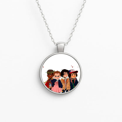 Stranger Kids Circle Necklace