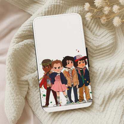 Stranger Kids Flip Wallet Phone Case