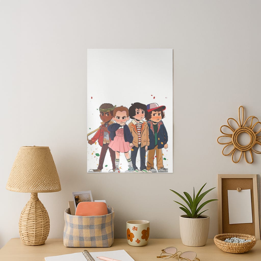 Stranger Kids Art Print