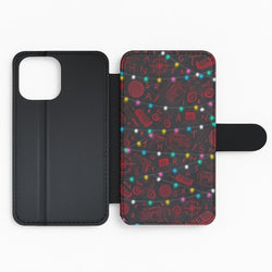 Stranger Red Illustrations Flip Wallet Phone Case