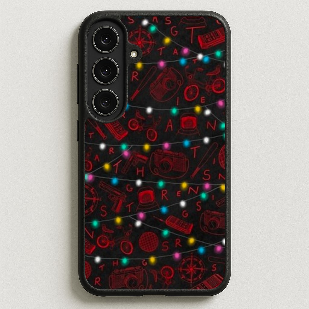 Stranger Red Illustrations Phone Case for Galaxy S25FE