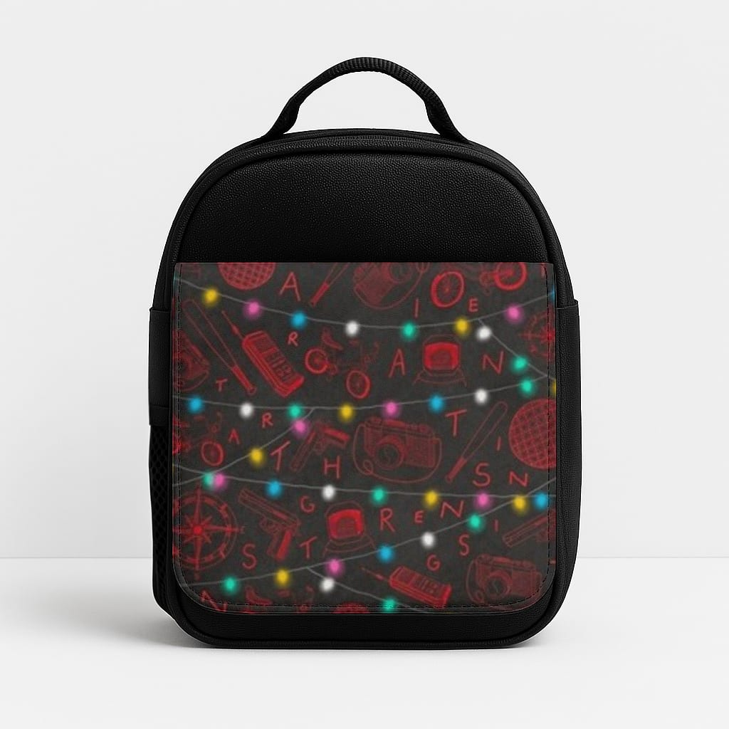 Stranger Red Illustrations Insulated Lunchbox