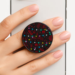 Stranger Red Illustrations Phone Grip