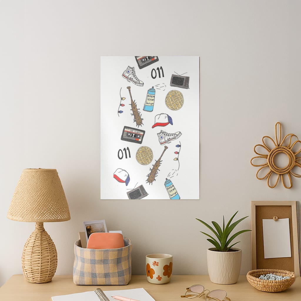 Stranger Drawings Art Print