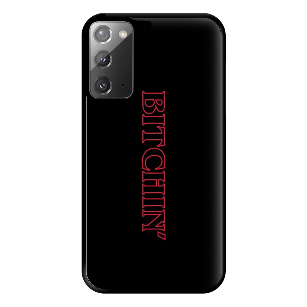 Stranger Bitchin' Logo Phone Case for Galaxy Note 20 Ultra