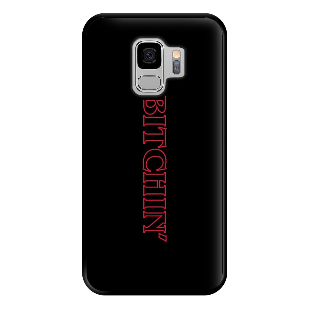 Stranger Bitchin' Logo Phone Case for Galaxy S9 Plus