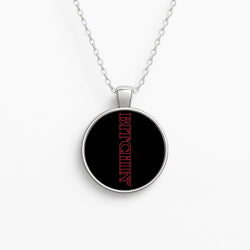 Stranger Bitchin' Logo Necklace