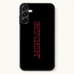 Stranger Bitchin' Logo Phone Case for Galaxy A37