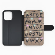 Stranger Alphabet Wall Flip Wallet Phone Case 2