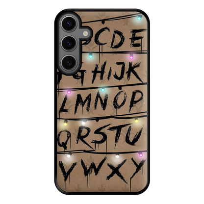 Stranger Alphabet Wall Phone Case for Galaxy S23FE