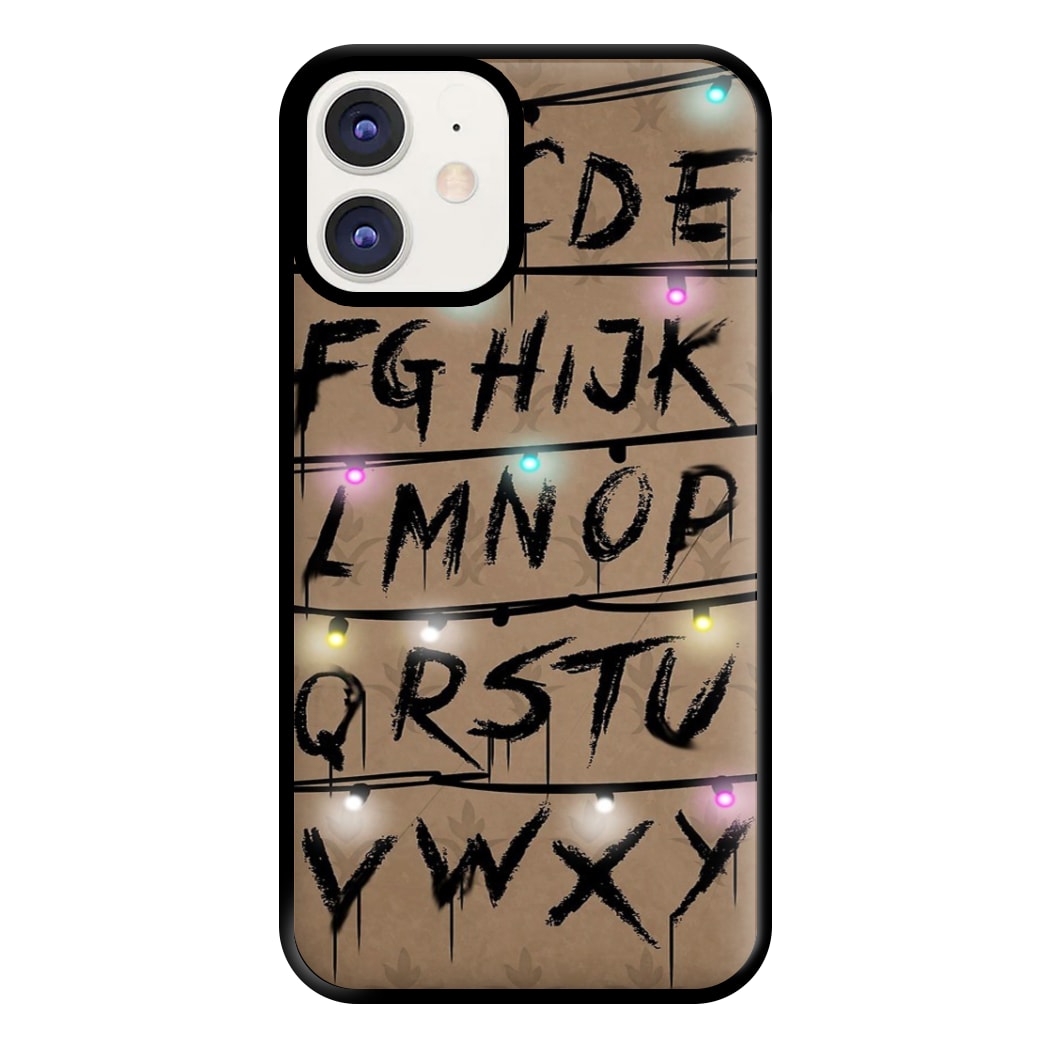 Stranger Alphabet Wall Phone Case for iPhone 11