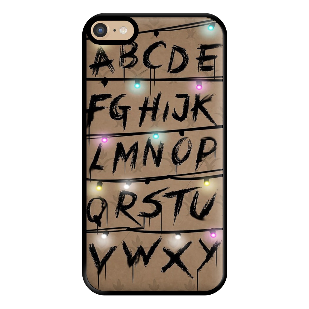 Stranger Alphabet Wall Phone Case for iPhone 6 Plus / 7 Plus / 8 Plus