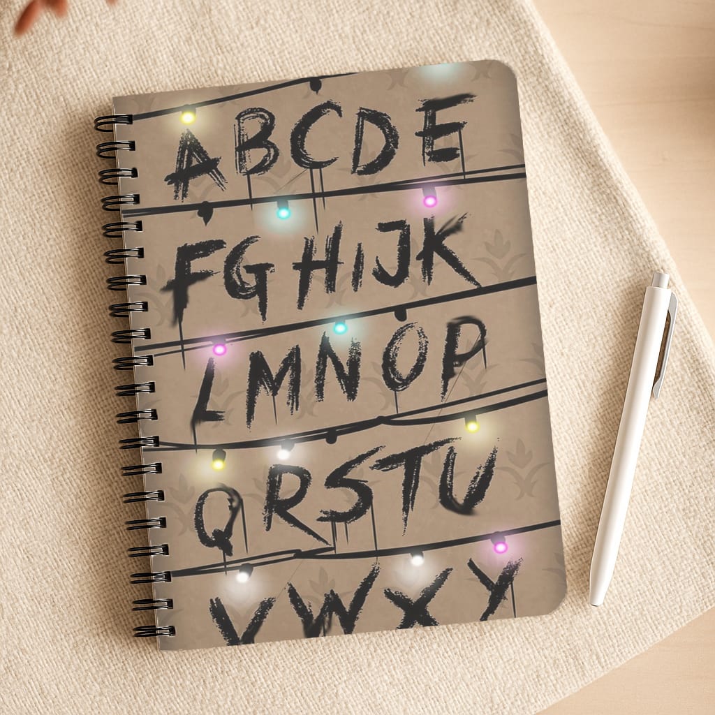 Stranger Alphabet Wall Notepad