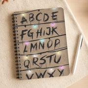 Stranger Alphabet Wall Notebook 3