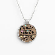 Stranger Alphabet Wall Necklace 1