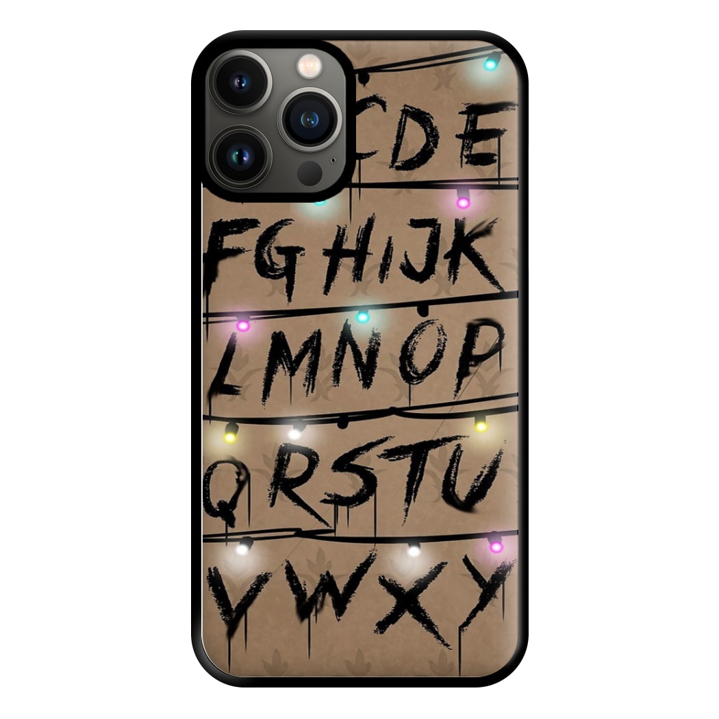 Stranger Alphabet Wall Phone Case for iPhone 11 Pro Max