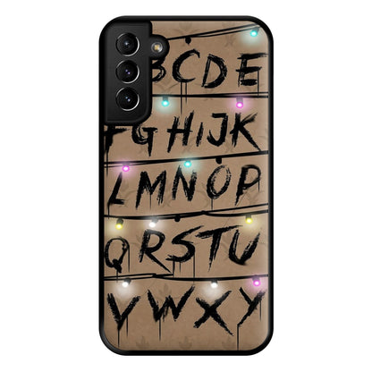 Stranger Alphabet Wall Phone Case for Galaxy S21 Plus