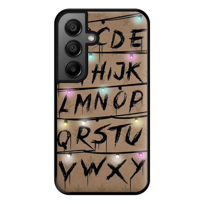 Stranger Alphabet Wall Phone Case for Google Pixel 8