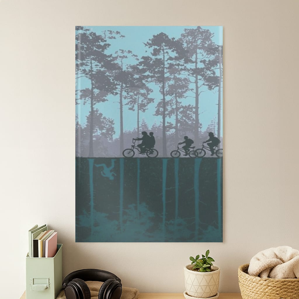 World of Upside Down - Stranger Things Poster
